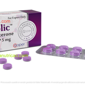 Flubolic (fluoximesterona) 5mg 50 Comprimidos - Cooper Pharma