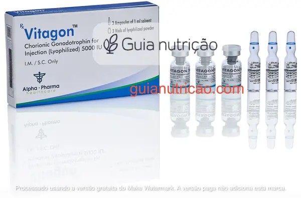 HCG (Vitagon) 5000UI 3 Frascos - Alpha Pharma